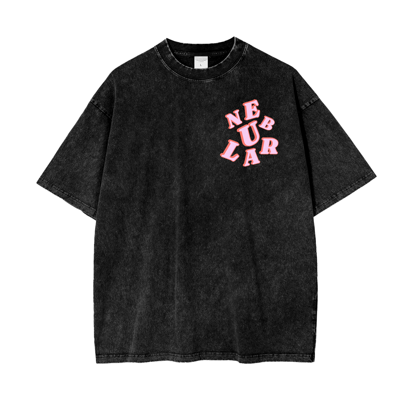 Nebular Oversize Washed Scramble T-Shirt