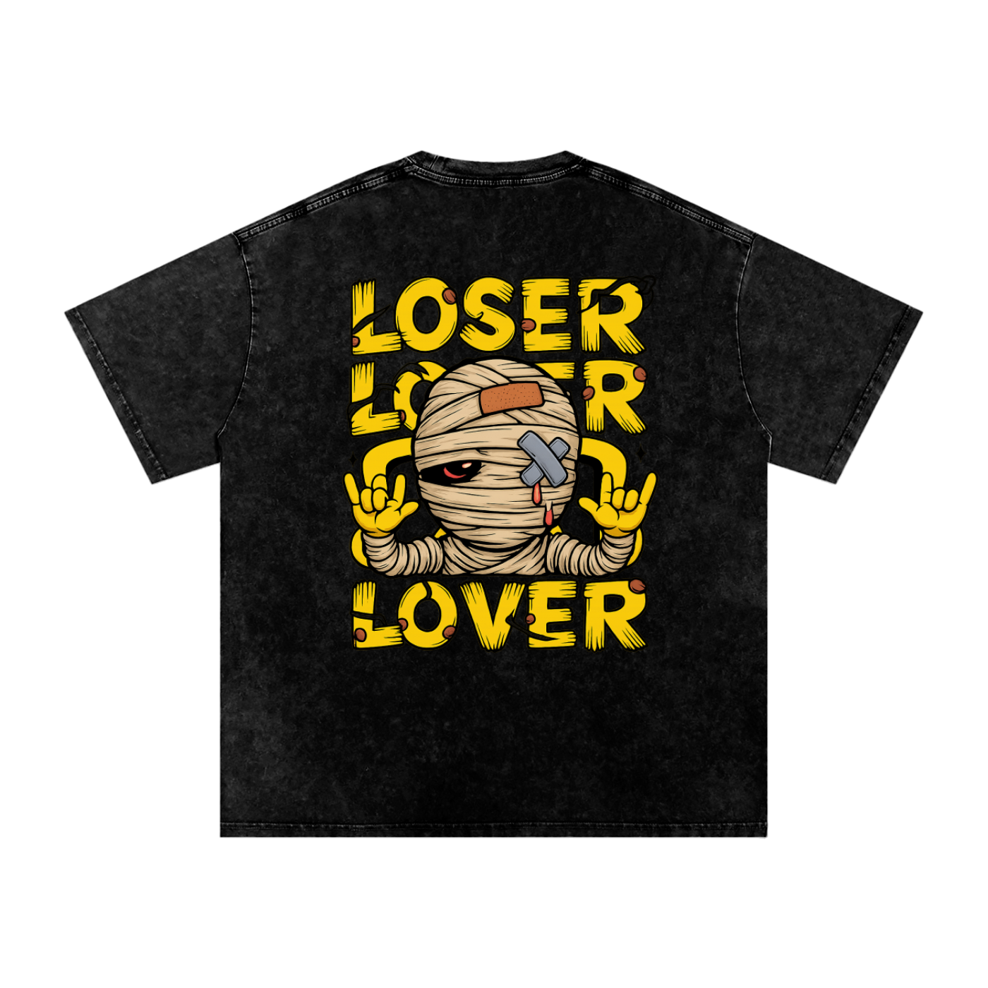 Nebular Lover Acid Wash Shirt