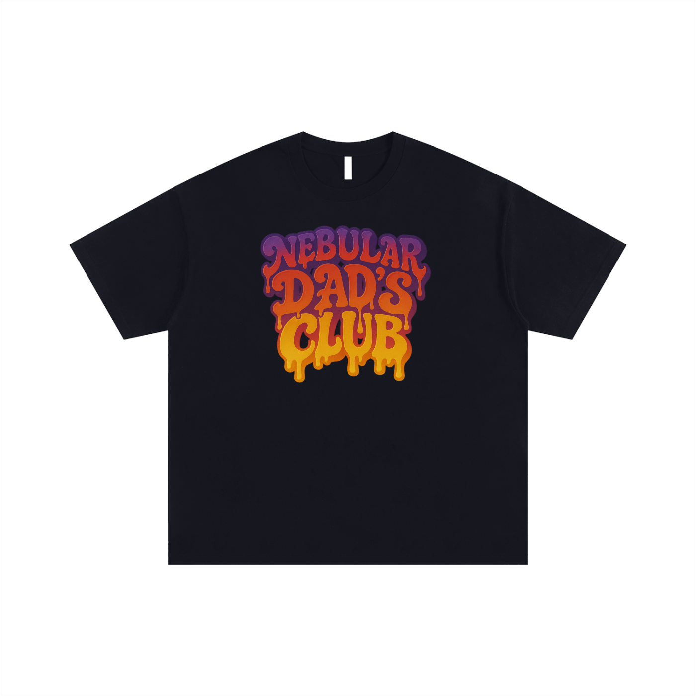 Nebular Dad's Club Oversized T-shirt