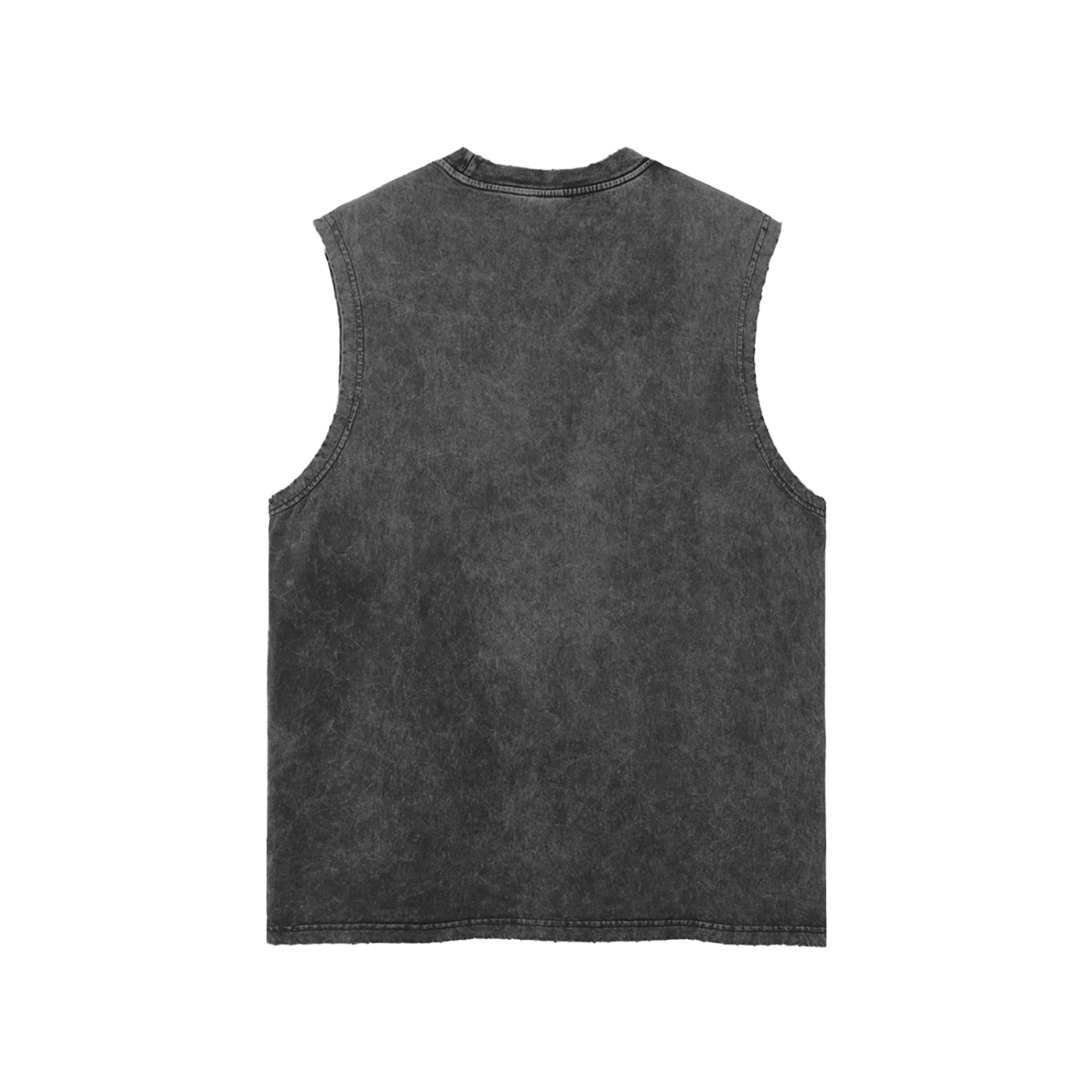 Nebular Weight Room Frayed Hem Tank Top